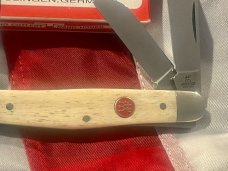 J A Henckels Stockman Knife w/ Great Natural Bone Handles - NOS in Orig Box J A Henckels Stockman Knife w/ Great Natural Bone Handles - NOS in Orig Box