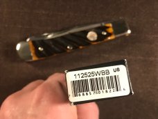 Boker Tree Brand Solingen Trapper w/ Washboard Brown Bone Handles NIB