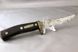 OLD TIMER by SCHRADE (USA) Model 160 Fixed Blade Hunting Knife, No Sheath, Free Shipping