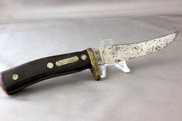 OLD TIMER by SCHRADE (USA) Model 160 Fixed Blade Hunting Knife, No Sheath, Free Shipping OLD TIMER by SCHRADE (USA) Model 160 Fixed Blade Hunting Knife, No Sheath, Free Shipping
