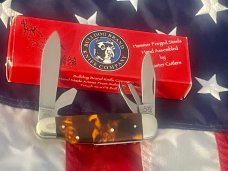 Bulldog Brand Scout Knife /Utility/Camp w Light to Dark Brown Color Synthetic Handles -NOS & NM/M Bulldog Brand Scout Knife /Utility/Camp w Light to Dark Brown Color Synthetic Handles -NOS & NM/M