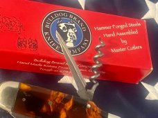 Bulldog Brand Scout Knife /Utility/Camp w Light to Dark Brown Color Synthetic Handles -NOS & NM/M Bulldog Brand Scout Knife /Utility/Camp w Light to Dark Brown Color Synthetic Handles -NOS & NM/M