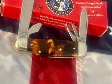 Bulldog Brand Scout Knife /Utility/Camp w Light to Dark Brown Color Synthetic Handles -NOS & NM/M Bulldog Brand Scout Knife /Utility/Camp w Light to Dark Brown Color Synthetic Handles -NOS & NM/M