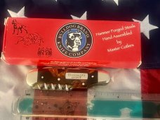 Bulldog Brand Scout Knife /Utility/Camp w Light to Dark Brown Color Synthetic Handles -NOS & NM/M Bulldog Brand Scout Knife /Utility/Camp w Light to Dark Brown Color Synthetic Handles -NOS & NM/M