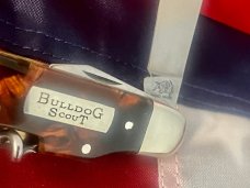 Bulldog Brand Scout Knife /Utility/Camp w Light to Dark Brown Color Synthetic Handles -NOS & NM/M Bulldog Brand Scout Knife /Utility/Camp w Light to Dark Brown Color Synthetic Handles -NOS & NM/M