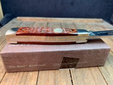 Kabar Gunstock Jack Jigged Wood Handles   KS 