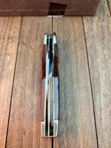 Kabar Gunstock Jack Jigged Wood Handles   KS 
