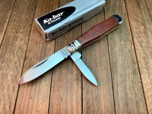 Kabar Boot Hill Small Coke Bottle Quince Wood. KS