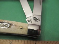 Case XX 1999 Vintage Stag Slim Line Trapper Pattern # V52048 SS Case XX 1999 Vintage Stag Slim Line Trapper Pattern # V52048 SS