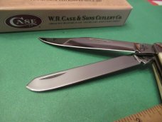 Case XX 1999 Vintage Stag Slim Line Trapper Pattern # V52048 SS Case XX 1999 Vintage Stag Slim Line Trapper Pattern # V52048 SS