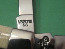 Case XX 1999 Vintage Stag Slim Line Trapper Pattern # V52048 SS Case XX 1999 Vintage Stag Slim Line Trapper Pattern # V52048 SS