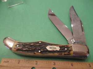 Bulldog Brand 1983 Stag Folding Hunter Made For the ODKCA 