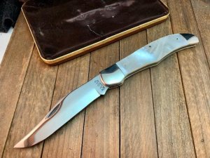 Kabar Folding Hunter Pearl Handles   KS