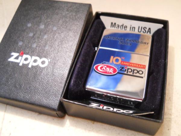 Case Cutlery Zippo Lighter NIB 2003 Case Cutlery Zippo Lighter NIB 2003