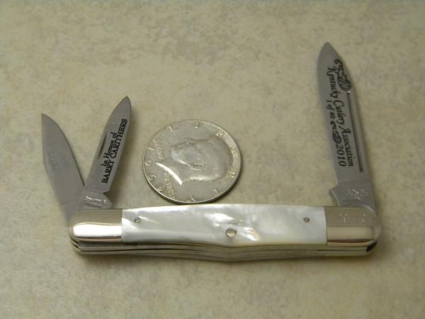 Queen Cut Co Kentucky Cutlery Association 2010 Pearl Whittler Knife