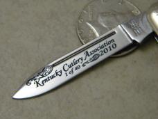 Queen Cut Co Kentucky Cutlery Association 2010 Pearl Whittler Knife