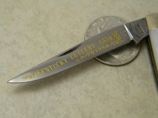 Fight'n Rooster Germany The Kentucky Cutlery Association 1986 10th Anniv. Pearl Muskrat Knife
