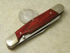 Kershaw Japan 4390 Double Duty Rosewood Double Linerlock Knife c.1980's
