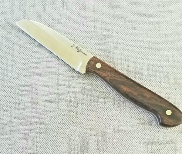 J. Hoffman Custom Fixed blade..sheepsfoot Elmax Blade..Desert Ironwood handle..7.25" OAL..3" BLADE J. Hoffman Custom Fixed blade..sheepsfoot Elmax Blade..Desert Ironwood handle..7.25" OAL..3" BLADE