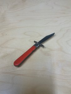 Schrade Walden Automatic Smooth Red Celluloid Handles Schrade Walden Automatic Smooth Red Celluloid Handles