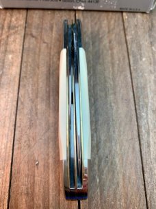 Kabar Teardrop Jack Scrimshaw of WW1 Dogfight KS Kabar Teardrop Jack Scrimshaw of WW1 Dogfight KS