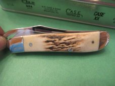 Case XX 2000 Vintage Stag Russlock in Tang Stamp Tin Pattern # V51953L SS Case XX 2000 Vintage Stag Russlock in Tang Stamp Tin Pattern # V51953L SS