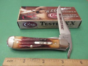 Case XX 2010 Second Cut Red Stag Russlock Pattern # R51953L SS