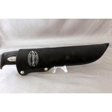 MARTTIINI Hunting Knife, Checkered Rubber Handles, Mint Knife in Orig Leather Sheath, Free Shipping MARTTIINI Hunting Knife, Checkered Rubber Handles, Mint Knife in Orig Leather Sheath, Free Shipping