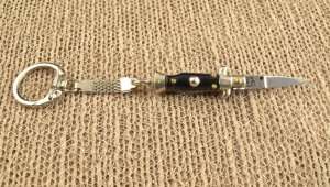 Miniature Switchblade  Keychain Italian Picklock Keychain