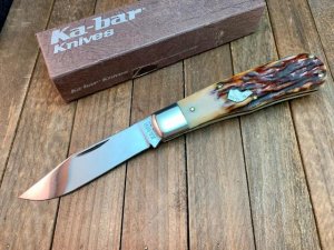 Kabar  Lockback Hunter Sambar Stag. KS