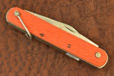 VINTAGE SCHRADE WALDEN 1950-1972 ORANGE PARATROOPERS SWITCH BLADE KNIFE (10100)