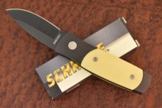 SCHRADE AUTOMATIC SWITCH BLADE AUTO SMEDBY BUTTON KNIFE NICE (10083)