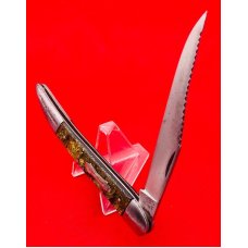Vintage VIKING Eric Wedemeyer N.Y. 1-Blade Fishing Pocket Knife Green Shell Celluloid c.1931-1934 Vintage VIKING Eric Wedemeyer N.Y. 1-Blade Fishing Pocket Knife Green Shell Celluloid c.1931-1934