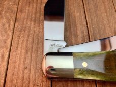 Kabar Ax Saddle Horn Smooth Green Bone. KS Kabar Ax Saddle Horn Smooth Green Bone. KS