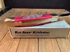 Kabar Rancher Stockman Red Pin Feather Jigged Bone. KS Kabar Rancher Stockman Red Pin Feather Jigged Bone. KS