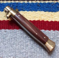 Vintage 1980's Brass and Rosewood stiletto NOS