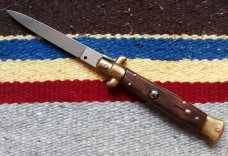 Vintage 1980's Brass and Rosewood stiletto NOS