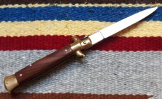 Vintage 1980's Brass and Rosewood stiletto NOS