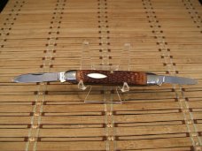 CAMILLUS #41 U.S.A. MADE VINTAGE 1980'S UNUSED DOUBLE BLADE FOLDING POCKET KNIFE EXCELLENT CONDITION