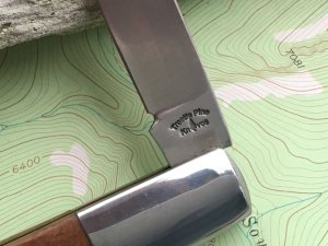 Barlow style Trestle Pine Portage Single Blade Old Growth Maple NEW in box with COA