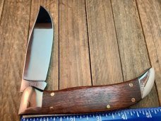 Kabar Grizzly Clasp Knife 1988 Wooden Handles 