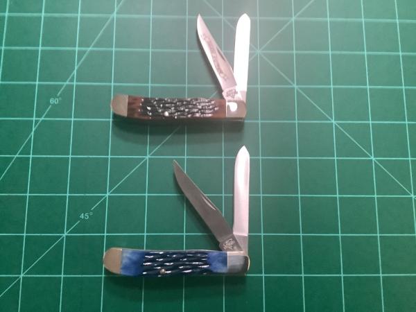 2 Keen Kutter USA Trappers Never carried or sharpened “92” 2 Keen Kutter USA Trappers Never carried or sharpened “92”