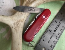 Wenger Delemont Commander red Swiss Army Knife (retired) 6 functions Man Roland used