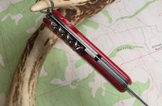 Wenger Delemont Commander red Swiss Army Knife (retired) 6 functions Man Roland used