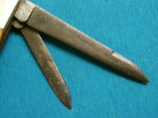 VINTAGE BONE CATTARAUGUS FOLDING POCKET JACK KNIFE KNIVES OLD PARTS REPAIR