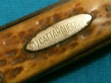 VINTAGE BONE CATTARAUGUS FOLDING POCKET JACK KNIFE KNIVES OLD PARTS REPAIR