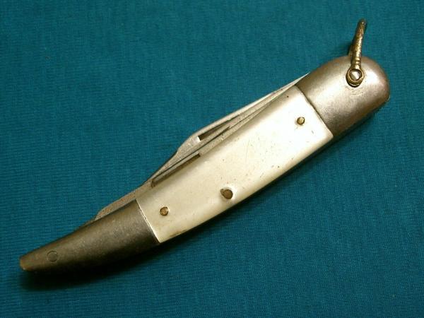 VINTAGE JAPAN 3 BLADE HUNTING SKINNING SCISSORS FISH SURVIVAL FOLDING POCKET KNIFE KNIVES OLD VINTAGE JAPAN 3 BLADE HUNTING SKINNING SCISSORS FISH SURVIVAL FOLDING POCKET KNIFE KNIVES OLD