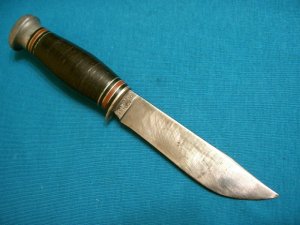 VINTAGE REMINGTON RH51 FIXED BLADE HUNTING SKINNING SURVIVAL BOWIE KNIVES OLD