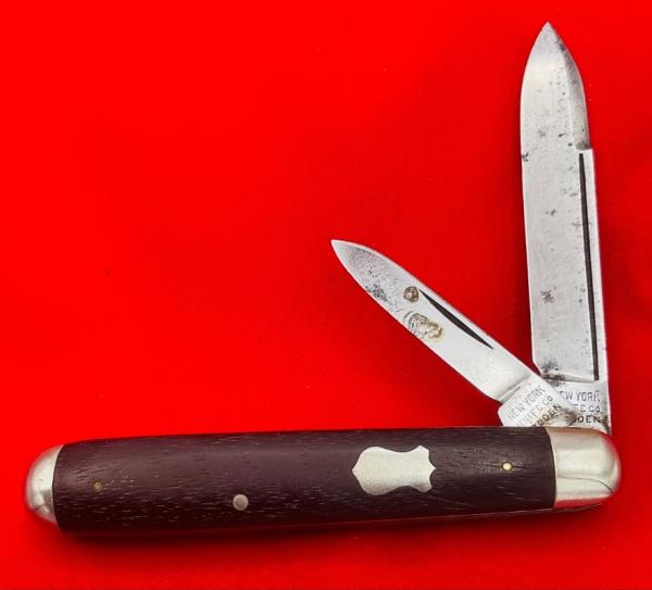 Vintage NEW YORK KNIFE CO 2-Blade Slim Jack Folding Pocket Knife w/Blade Etch c1882-1931 Unused Vintage NEW YORK KNIFE CO 2-Blade Slim Jack Folding Pocket Knife w/Blade Etch c1882-1931 Unused