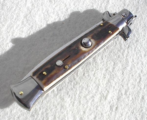 NEW FRANK BELTRAME 9" GENUINE EUROPEAN STAG ITALIAN STILETTO